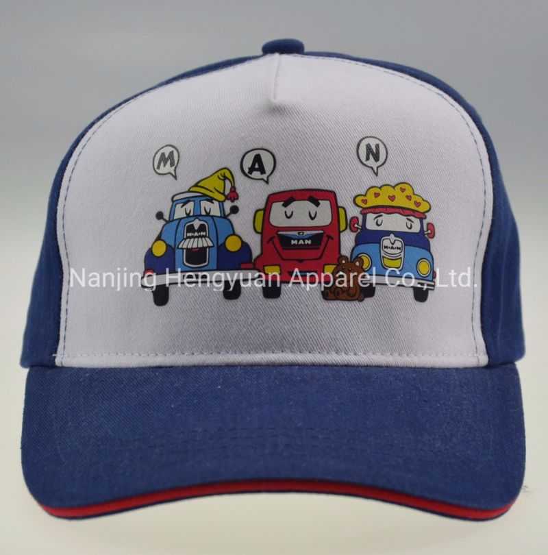 BSCI 5 Panles Printed Baseball Cap Hat
