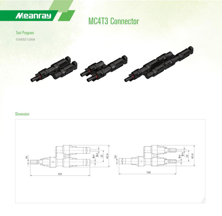 High Quality Waterproof DC Solar Connector Waterproof PV Connector