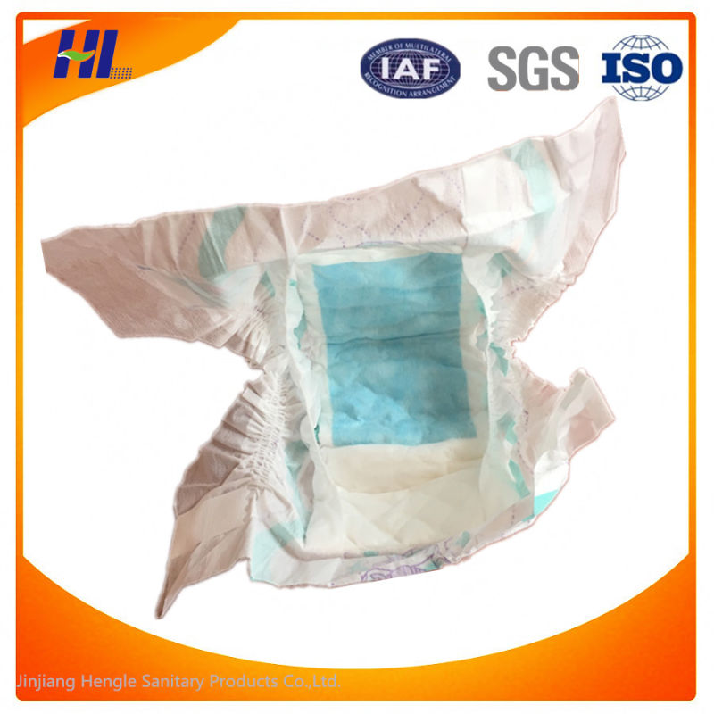 Breathable Cotton Backsheet Disposable Baby Style Diapers
