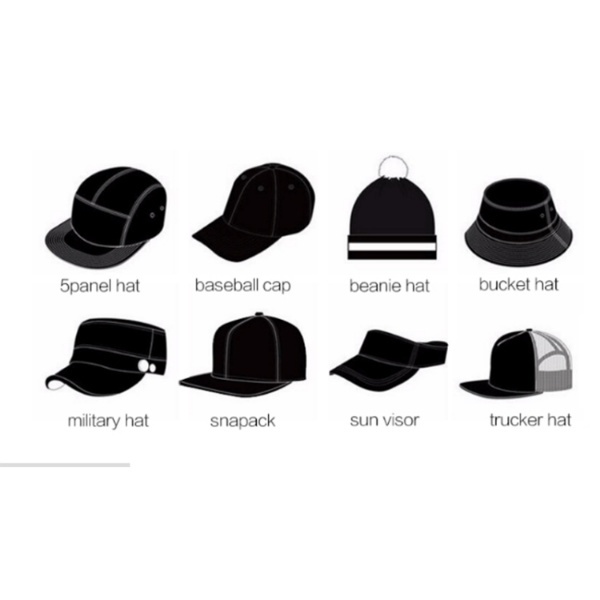 5 Panel 100% Cotton Hat Snapback Hap with Custom Logo