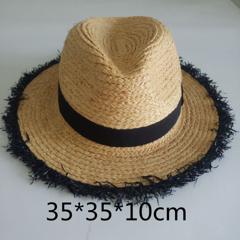 Fashion Custom Outdoor Unisex Summer Sun Hat Paper Straw Hat