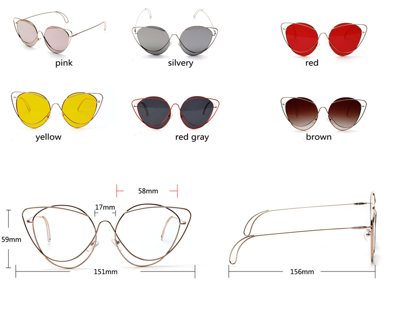 Retro Metal Frame Sunglasses Glasses Vintage Round Outdoor Eyewear