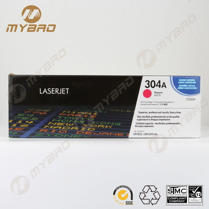 Toner 304A Toner Cartridge for HP Cc530A 531A 532A 533A Printer Toner