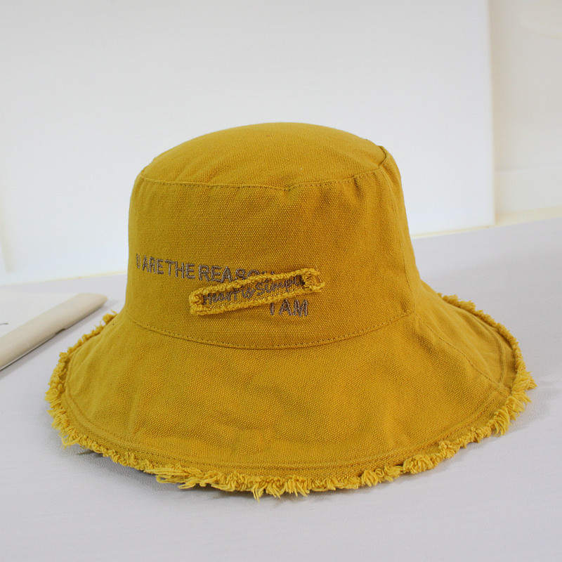 Wholesale Custom Fisherman Bucket Caps Cotton Fishing Bucket Hat with Custom Logo