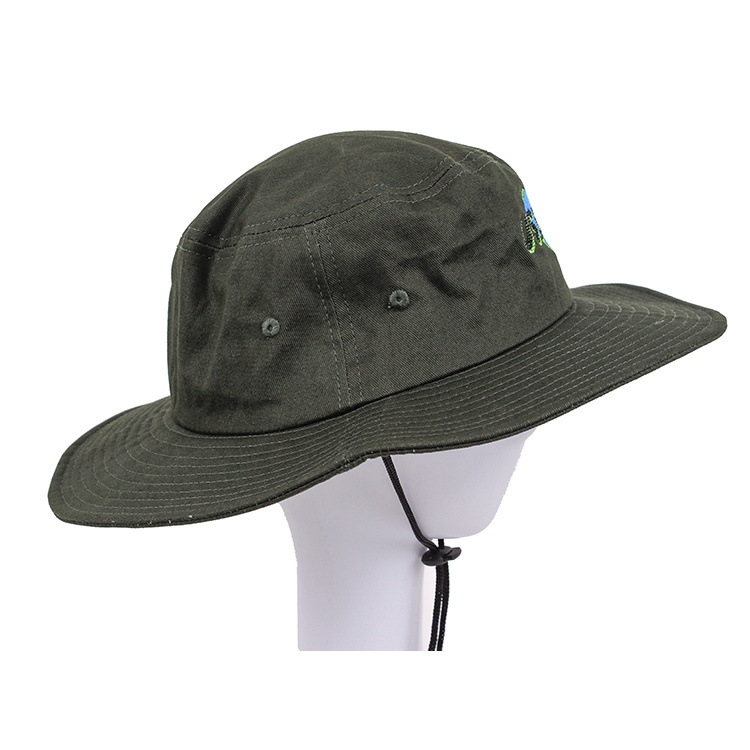 100%Cotton Bucket Hat, String Bucket Hat