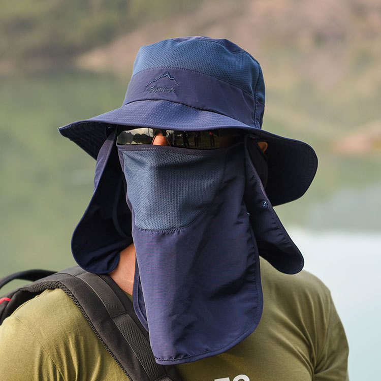 Men Women Outdoor Fishing Climbing Hiking Fisherman Hat Foldable Sunshade Fisherman Hats