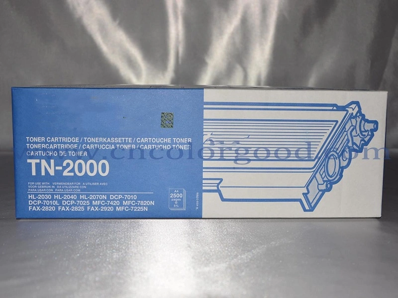 Tn2000 Original Printer Cartridge Laser Toner Black Toner Cartridge for Brother DCP7020