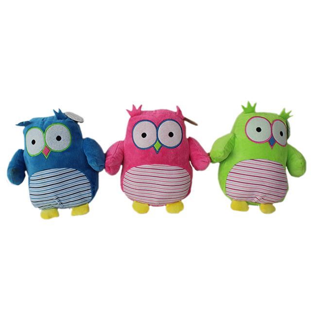 25cm Blue Soft Plush Owl Plush Toys