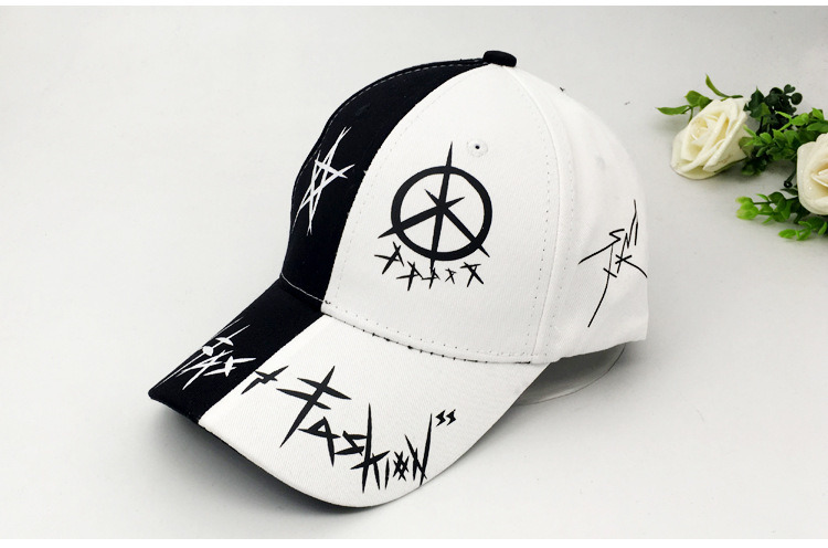 Wholesale Customized Trendy Hip Hop Printed Baseball Cap Sun Hat