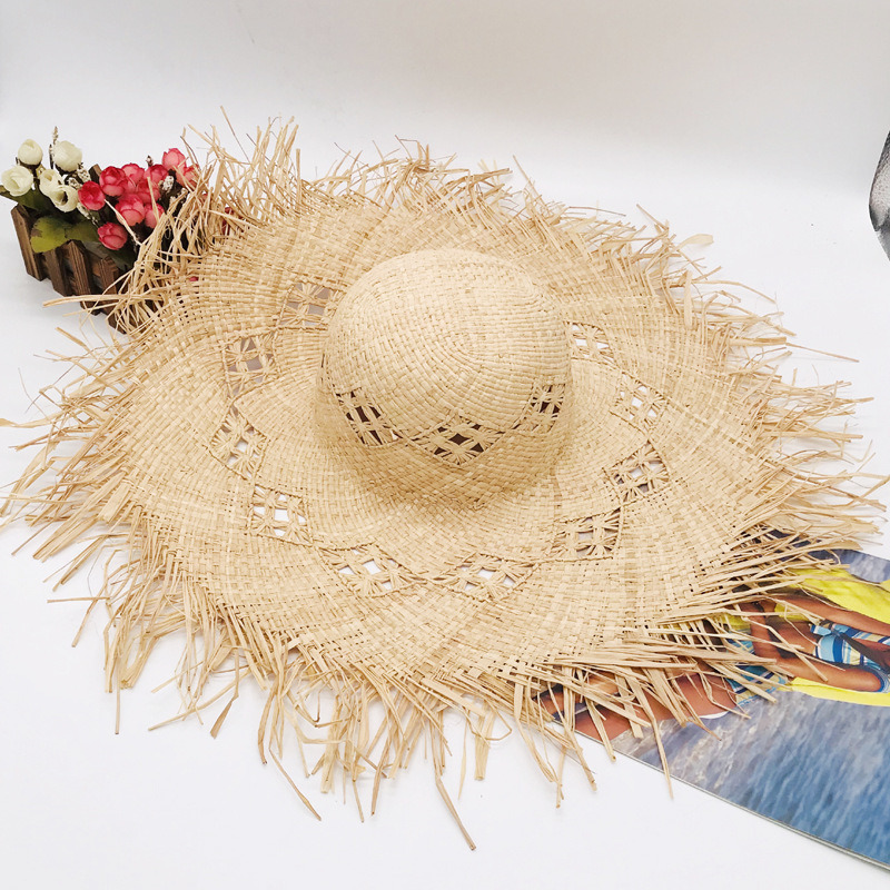 2020 New Fashion Summer Large Brim Straw Beach Hat for Manufacturer