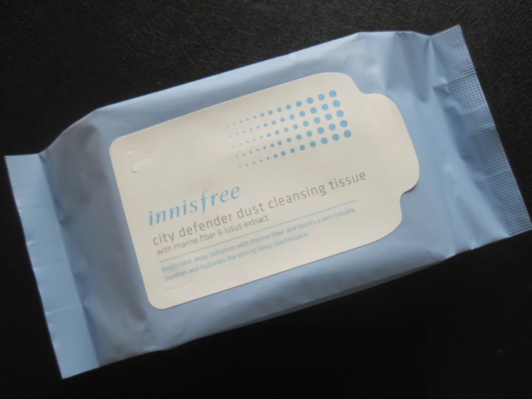 OEM 25PCS Soft Pack Very Clear Oil-Free Cleasing Face Wipes