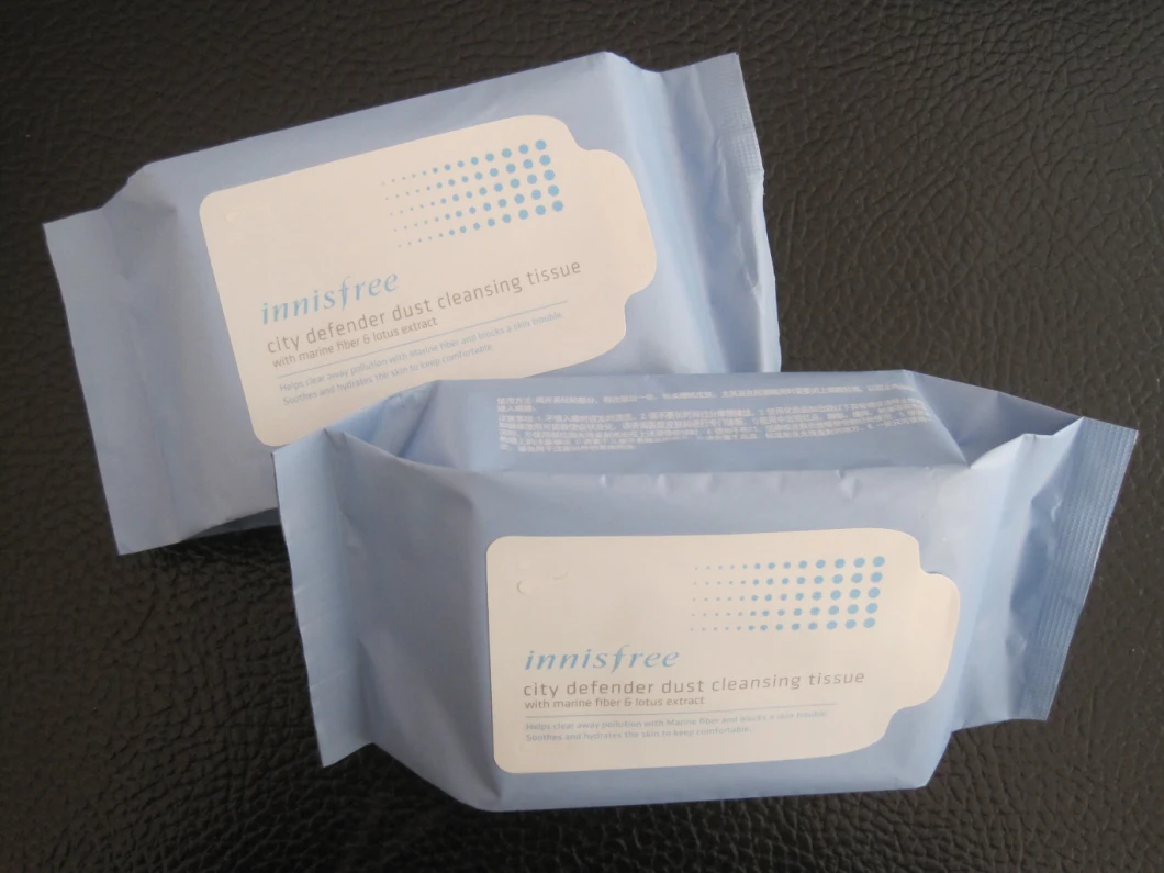 OEM 25PCS Soft Pack Very Clear Oil-Free Cleasing Face Wipes