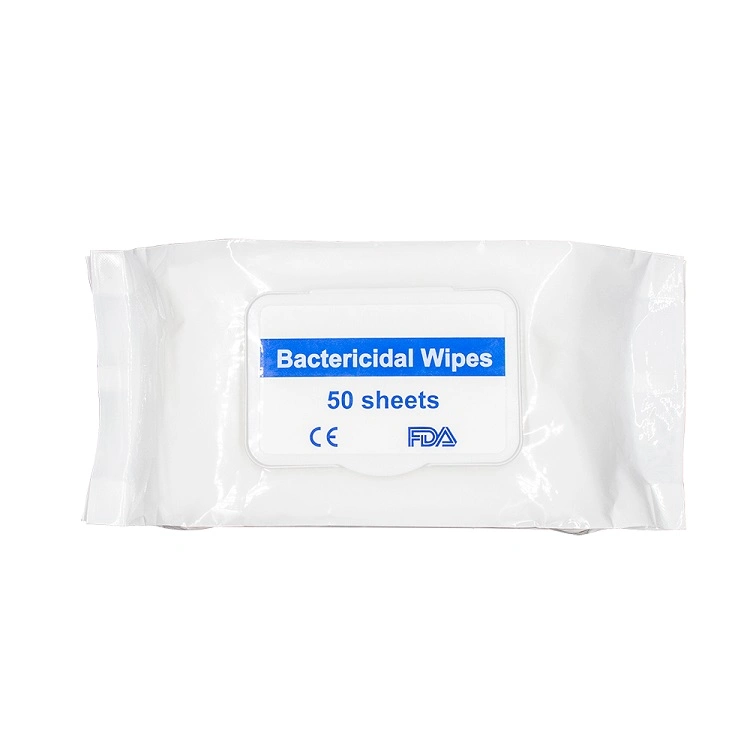 50sheets Antibacterial Wipes Disinfectant Disinfecting Wipes No Alcohol Wet Wipes