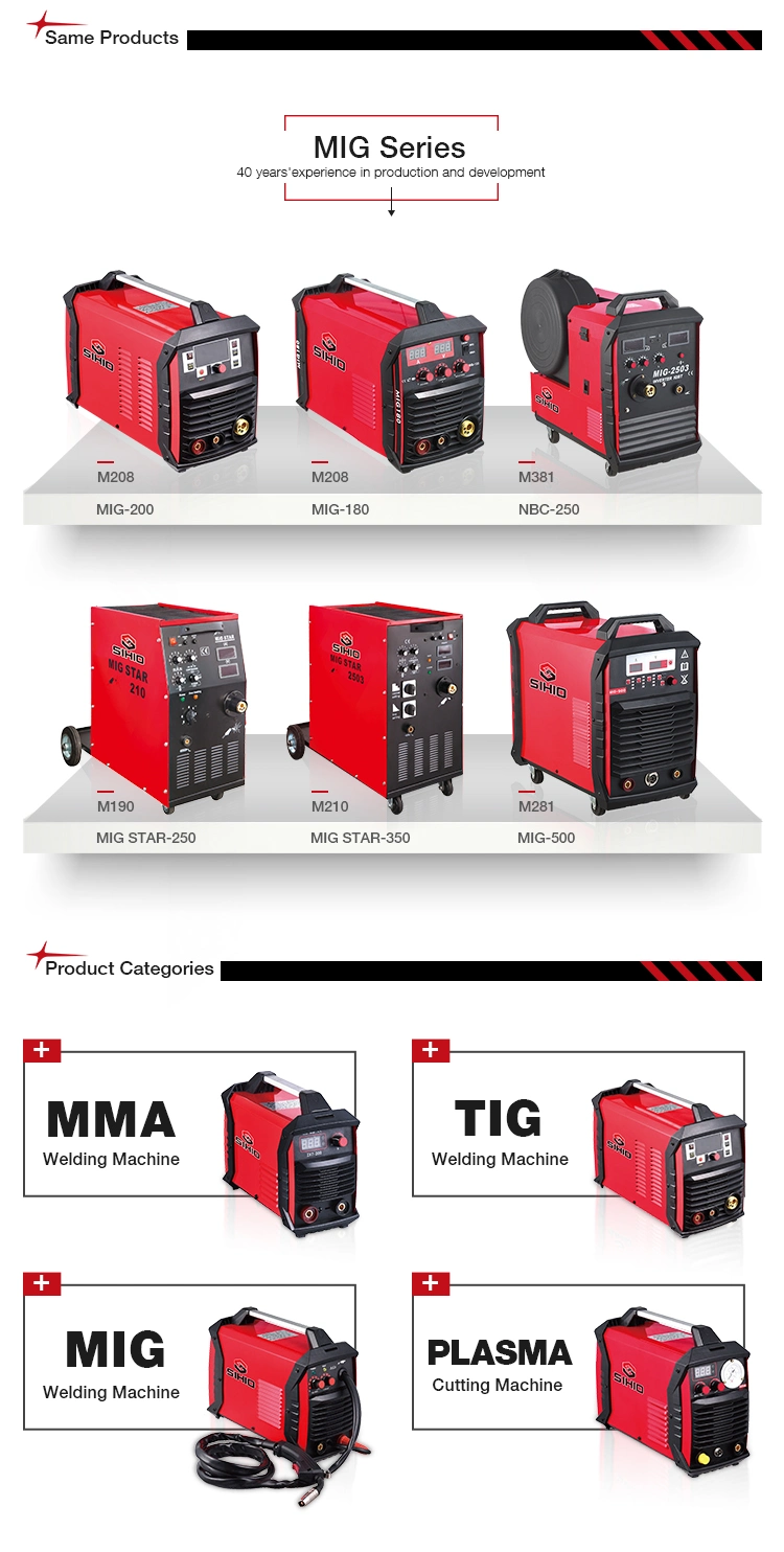 CE Approved Cheap MIG Welder for Sale Gasless Portable MIG Machine
