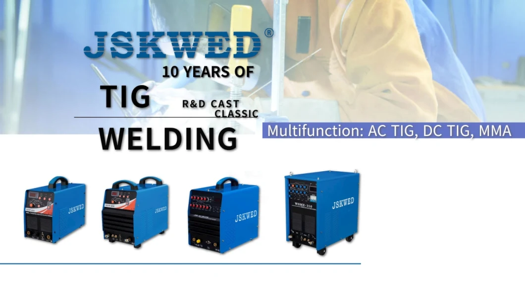 TIG 200p/250p/315p AC/DC Inverter TIG Welding Machine with AC/DC Pulse