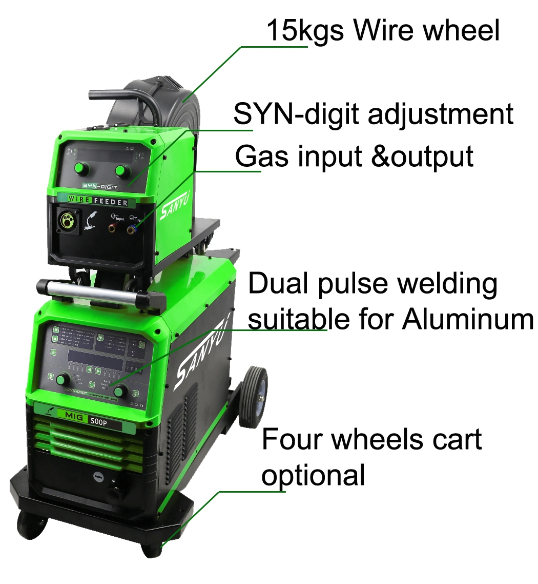 MIG-500pw Water Cooling Double Pulse High Speed MIG Welder