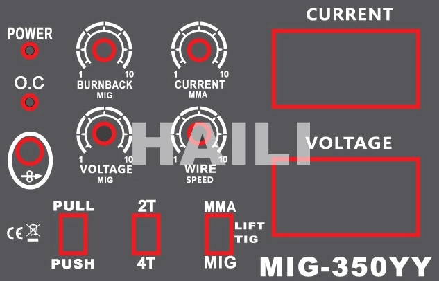 15kgs Wire Holder Inverter IGBT DC MIG/MMA/Lift-TIG 3 in 1 Welder MIG-200yy