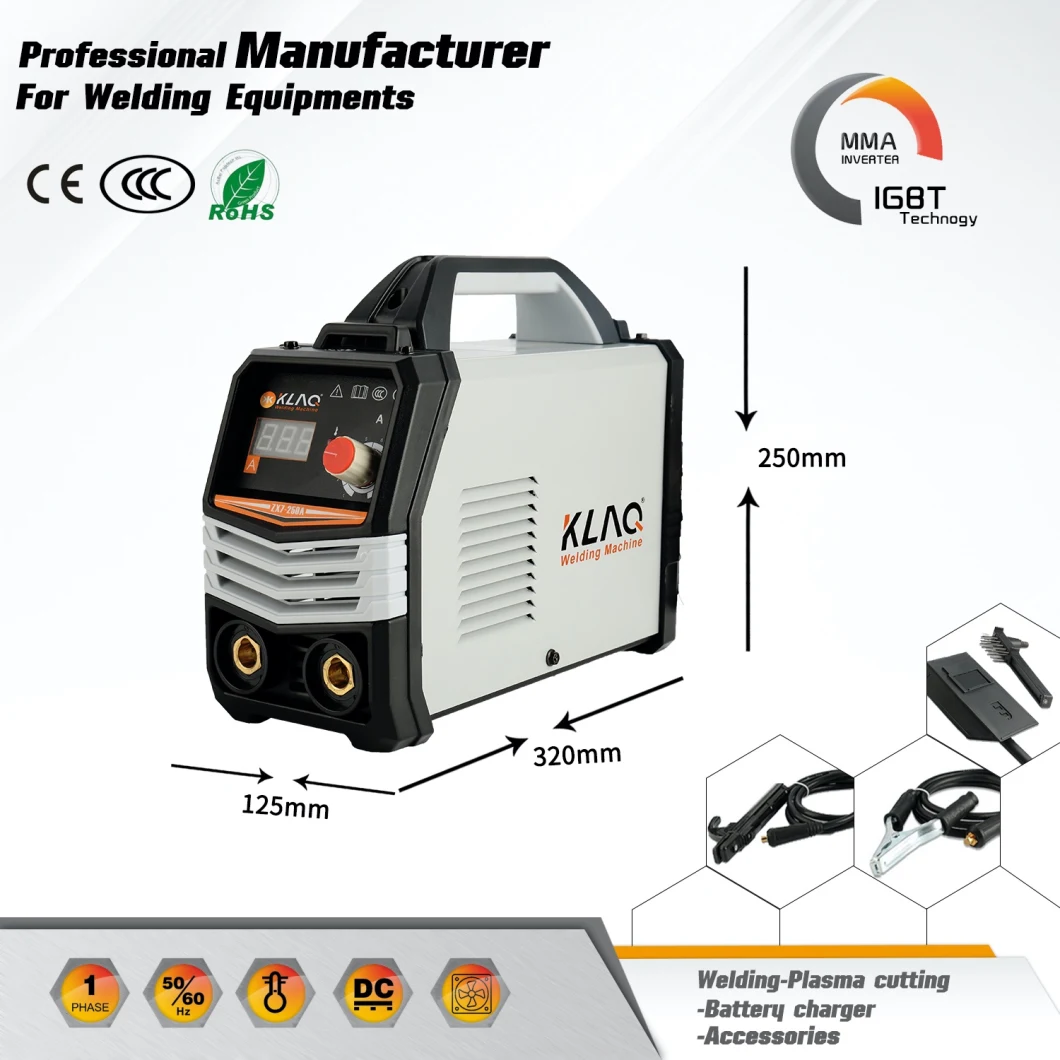 Portable MMA IGBT Inverter Welding Machine CE (120A/140A/160A/180A/200A)