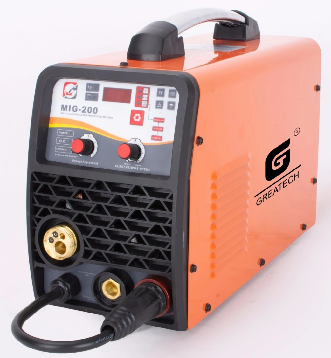 Welding Machine MIG-200 (Greatech Brand) Digital Gas/Gasless Synergic MIG Welder