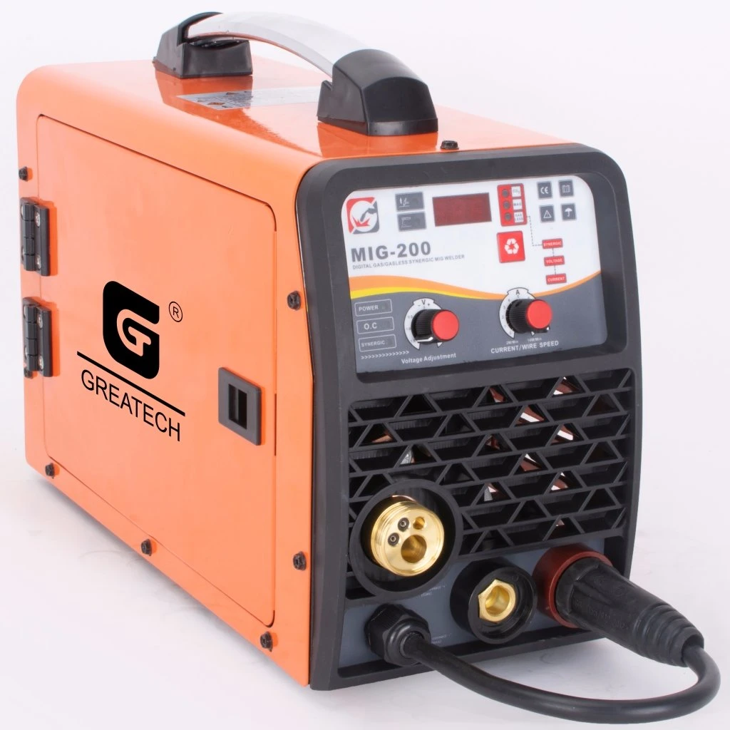 Welding Machine MIG-200 (Greatech Brand) Digital Gas/Gasless Synergic MIG Welder