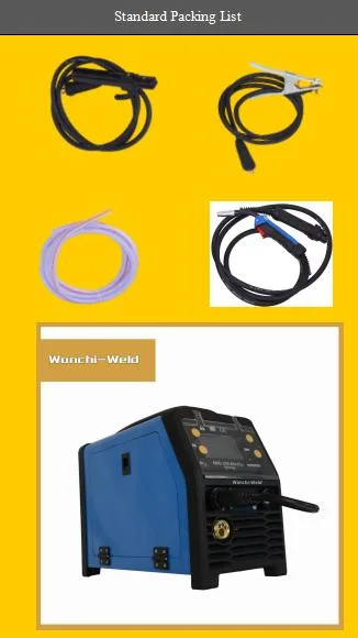 High Quality CO2 Gas Flux Core Gasless Aluminium MIG Welding Machine with Syngergic/Synergy
