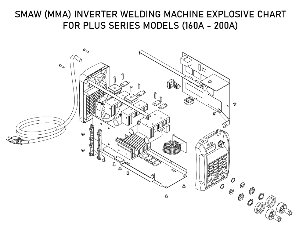 High Frequency Single Phase 220V DC Inverter Arc Welder (MMA-200 PLUS)
