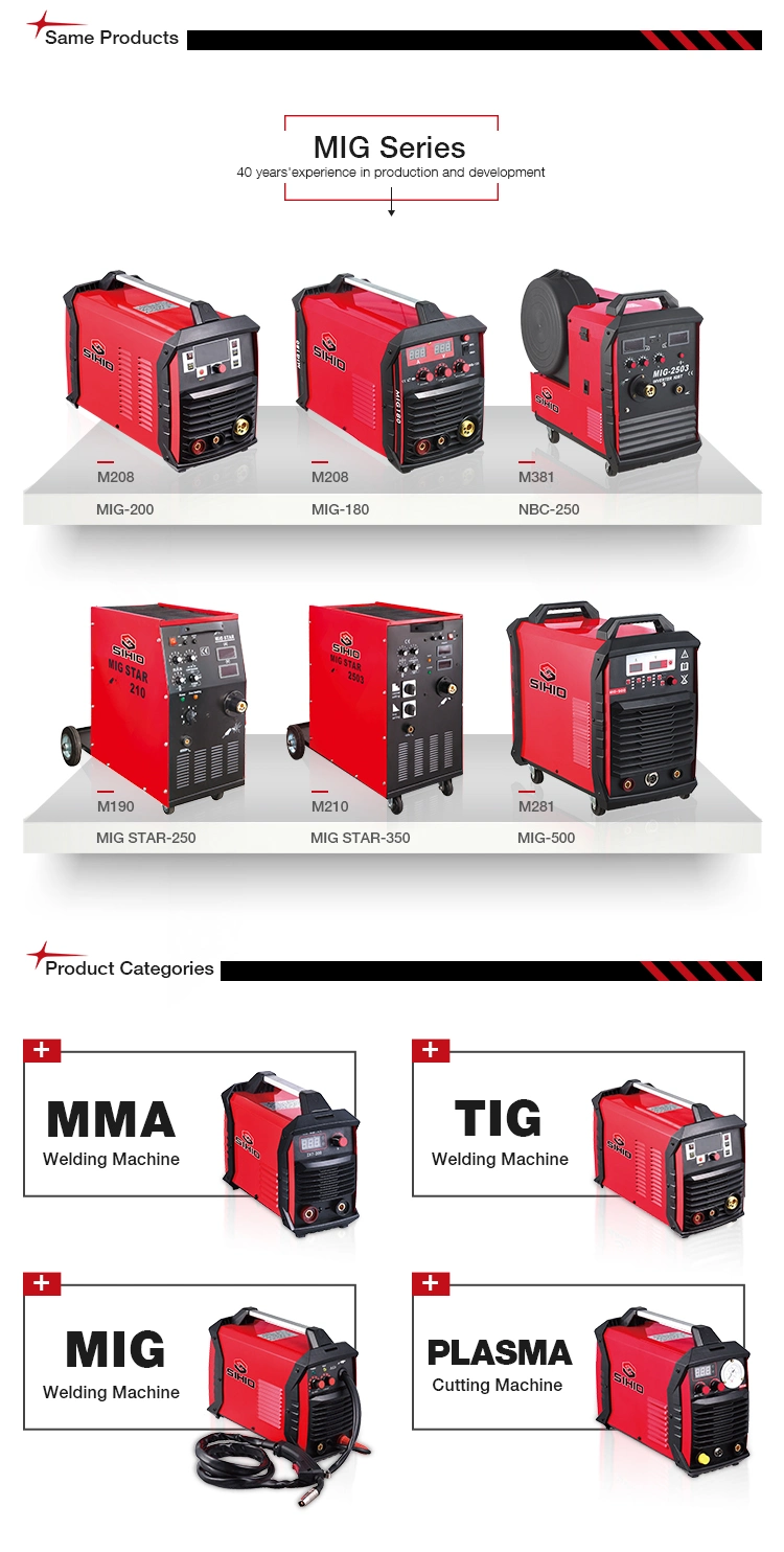 Ce Approved Cheap MIG Welder for Sale Gasless Portable MIG Machine