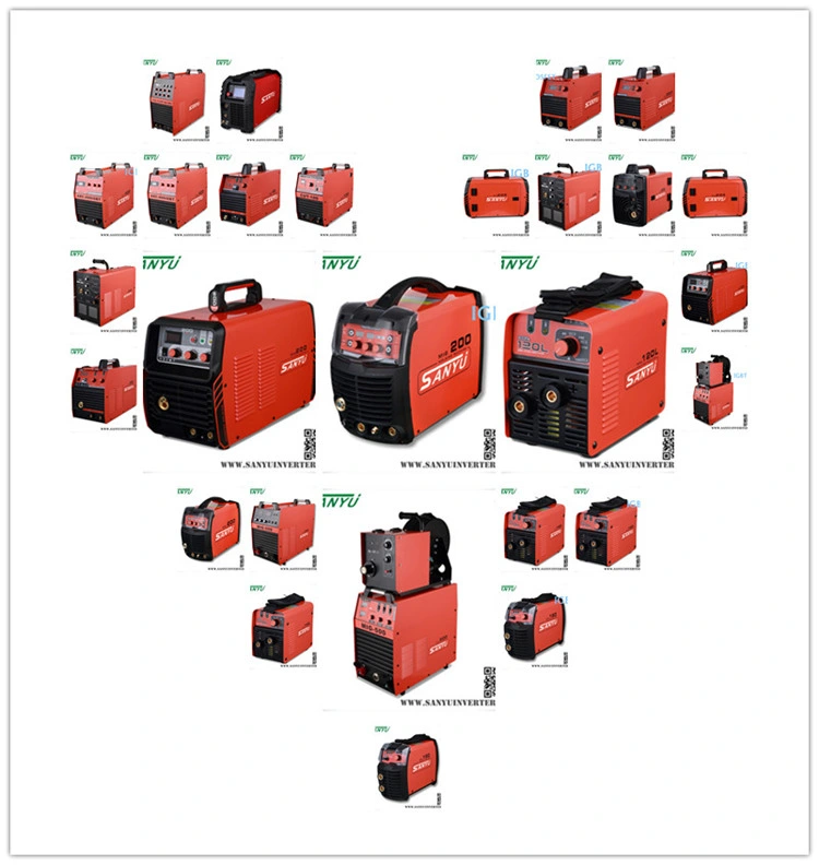 110V/230V Dual Voltages MIG/TIG/MMA Multifunctional Welding Machine (MIG-160GD IGBT)