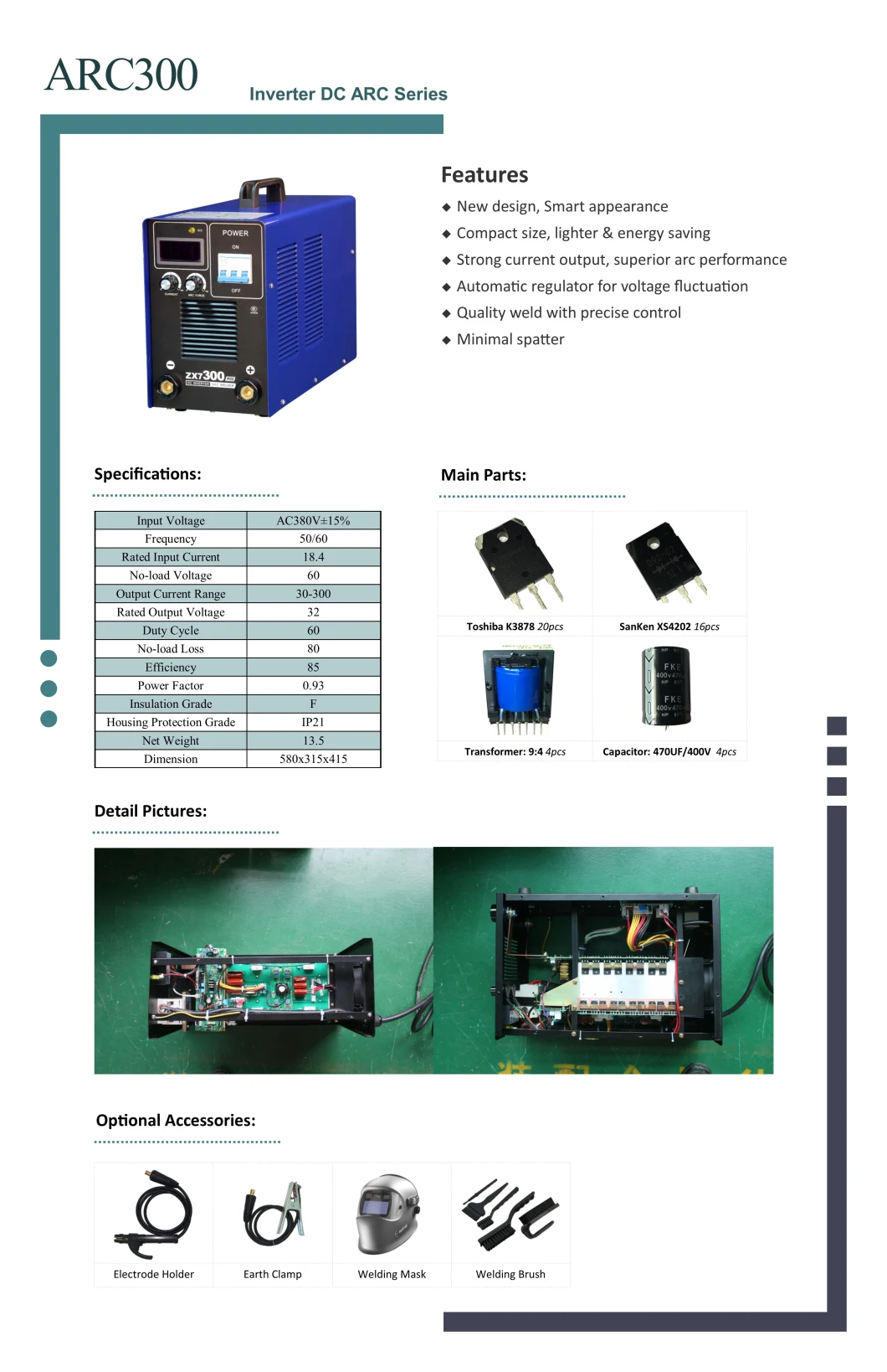 Inverter Welding Machine Arc 300