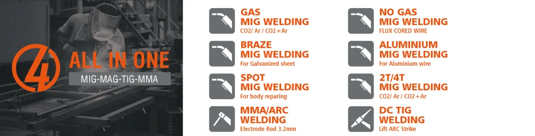 Multi-Process MIG/TIG/MMA TIG Arc Welder Synergic Welding Machine