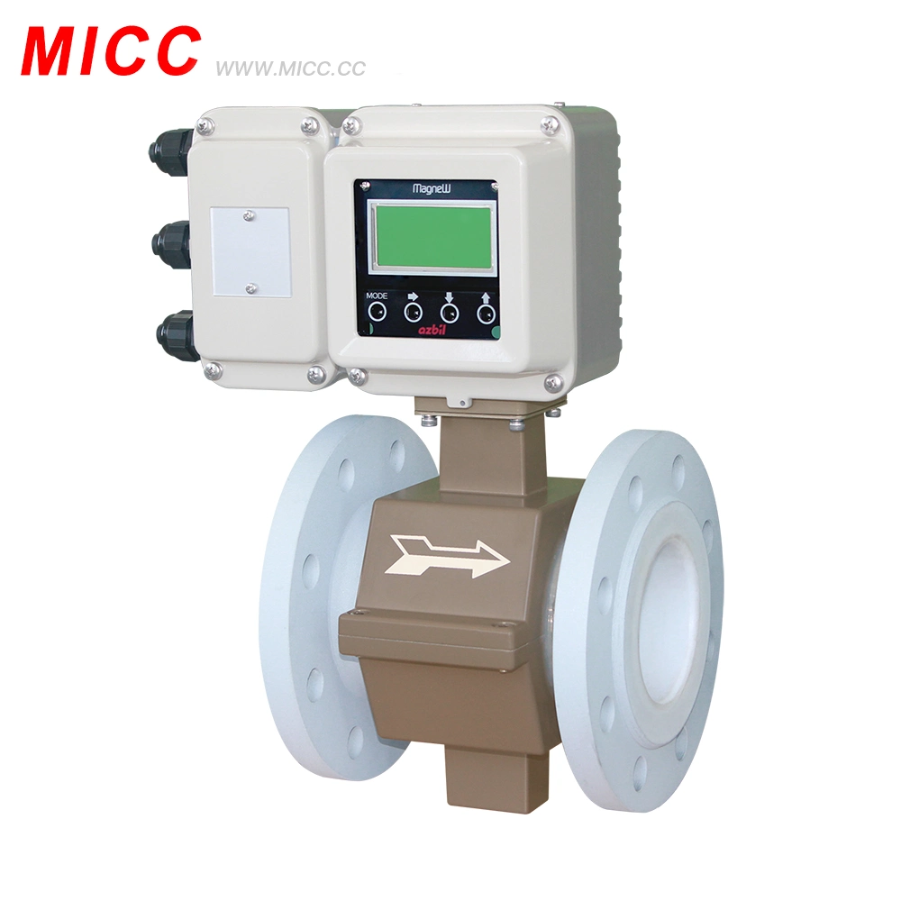 Micc Low Comsumed Power Electromagnetic Flow Meter Intended for Fluid Measurement in Most Industries