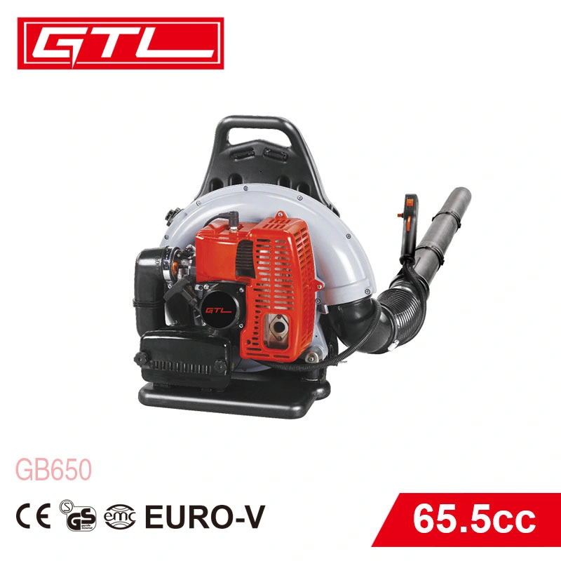 65.5cc 2-Stroke Gas Powered Leaf Blower Gasoline High Velocity Backpack Blower (GB650)