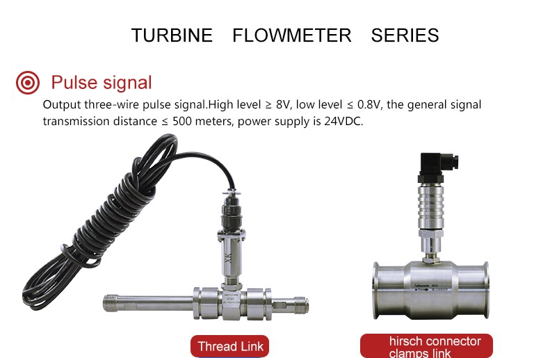 Digital Liquid Flow Meter Small Size Oval Flow Meter 420mA Turbine Flow Meter