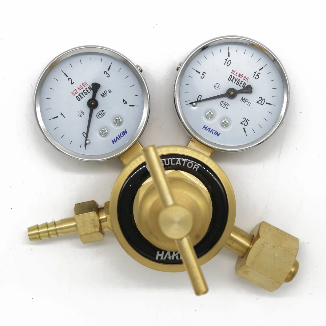 Hot Sales Argon Gas Pressure Regulator with Double Flowmeters