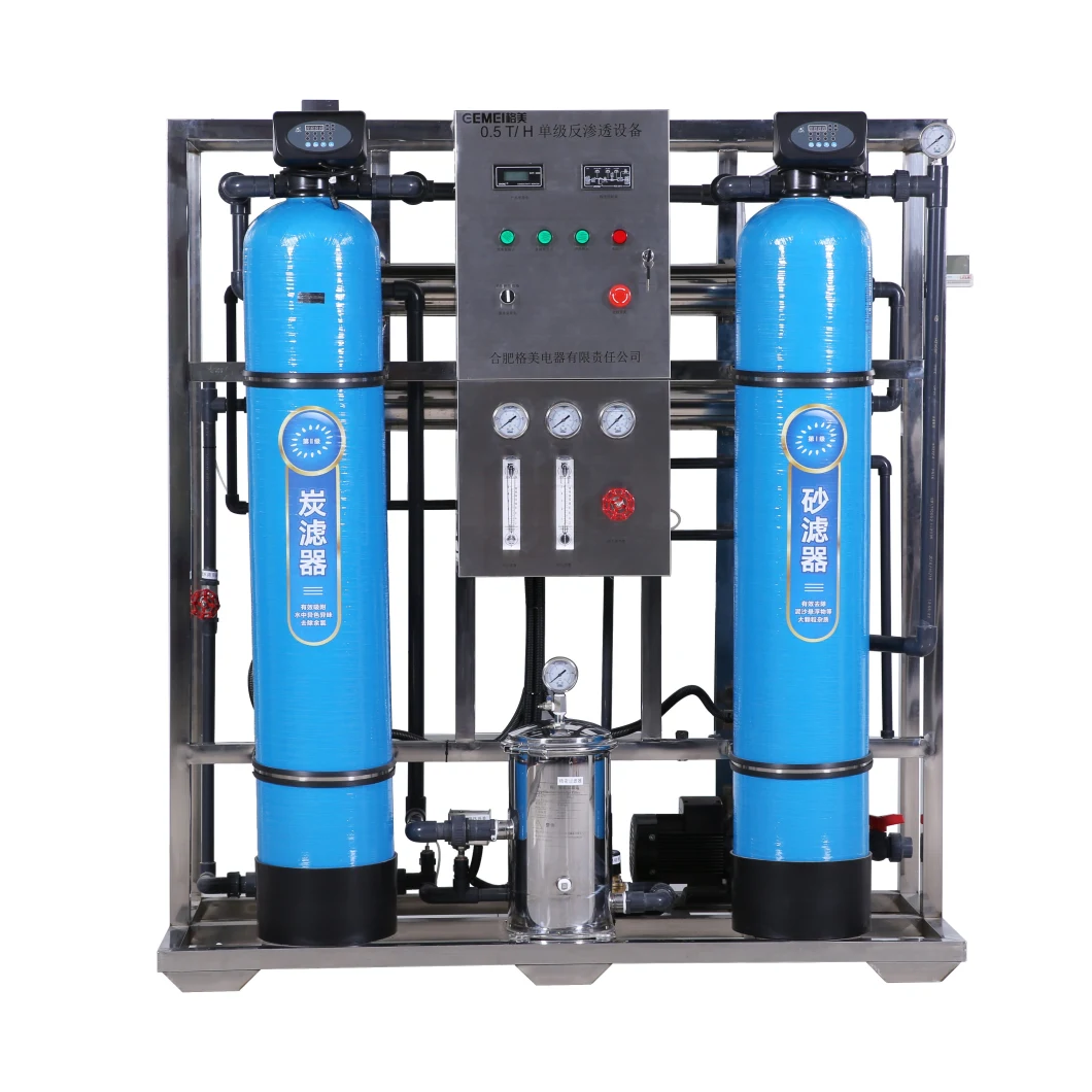 0.5t/H Water Reverse Osmosis System/Water Treatment Equipment/Water Treatment Plant