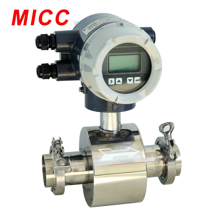 Micc Low Comsumed Power Electromagnetic Flow Meter Intended for Fluid Measurement in Most Industries