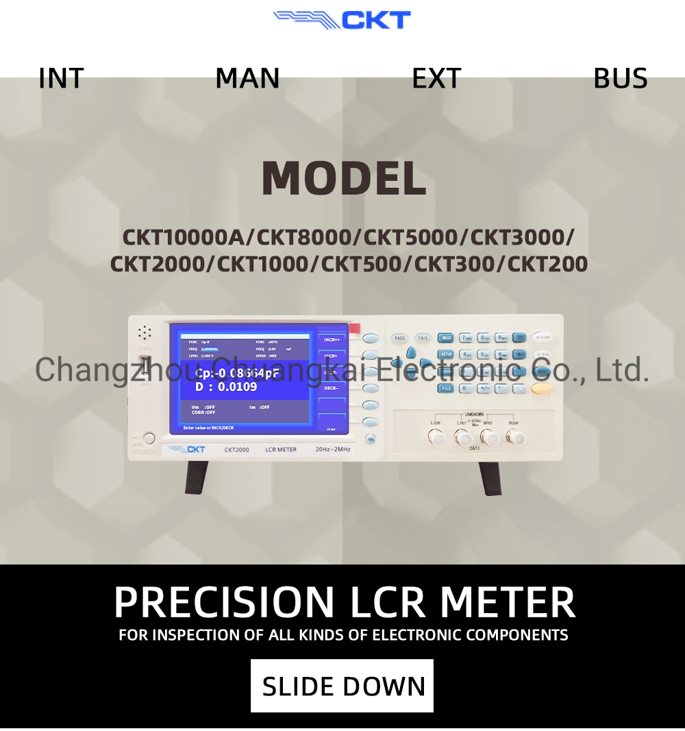 Digital Lcr Meter Capacitance Meter Resistance Meter Inductance Meter (Model CKT200)