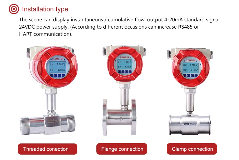 Data Logger for Flow Meter Digital Water Flow Meter Price Liquid Turbine Flow Meter