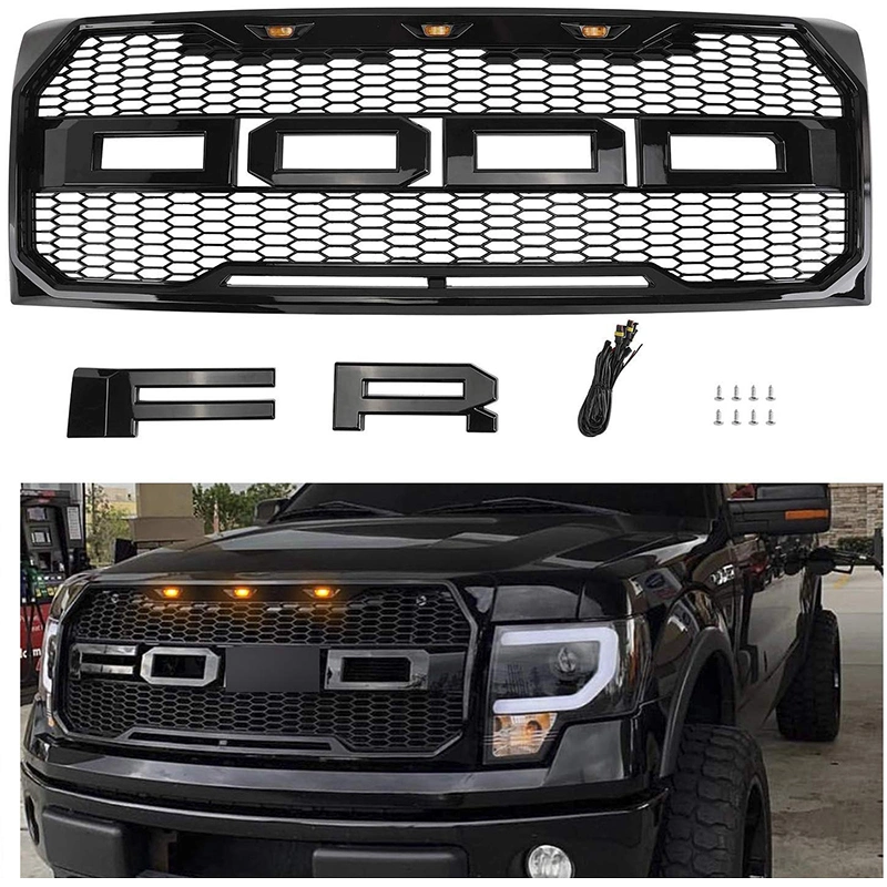 4*4 Front Grille for 2009 2010 2011 2012 2013 2014 Ford F150