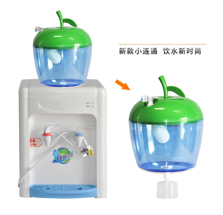 Factory Price Apple Shaped Plastic Mineral Water Pot on Dispenser