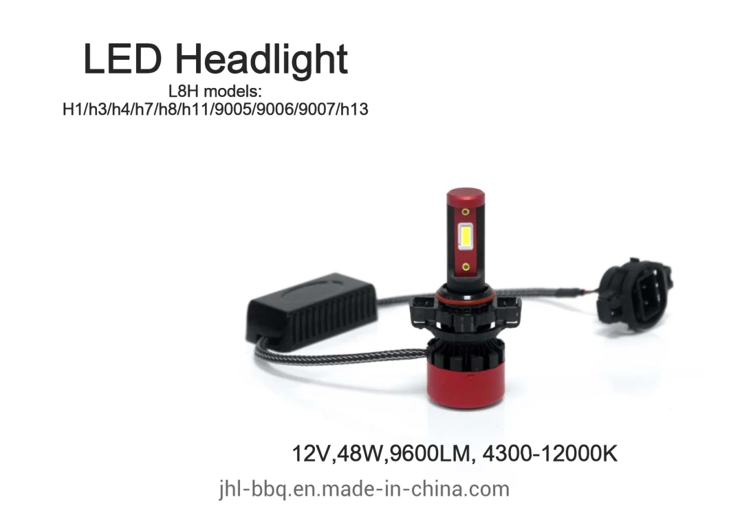 HID Auto Headlight Lamp Car Headlight Bulb LED Lamp Lighting 12V 48W Head Lamp LED Bulb   H4 H7 H8 H9 H11 9005 9006 and HID 880 48W 96W