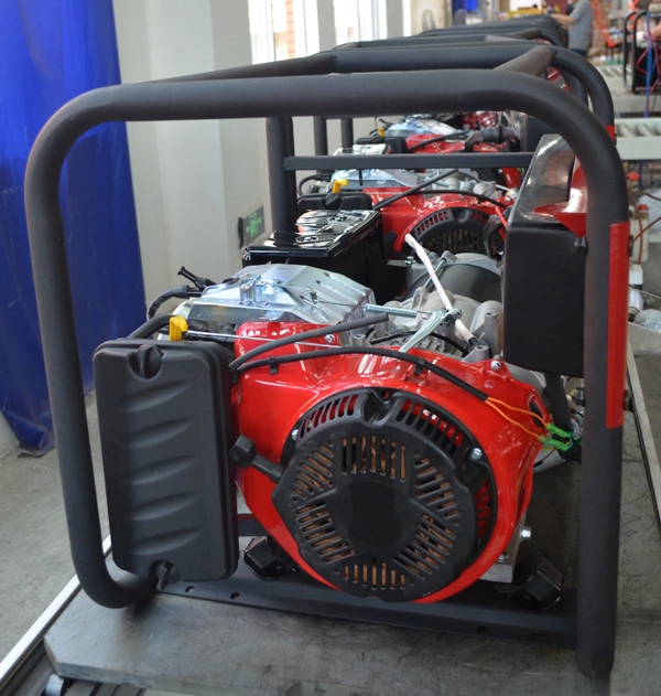 Zeb Power Portable Gasoline Generators Powered by Honda Engine with 4 Solid Wheels and Outside Battery