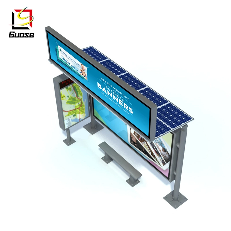 Bus Shelter Good Quality Outdoor Usage Aluminum Bus Stop Advertising Bus Station/Bus Stop/Bus Shelter
