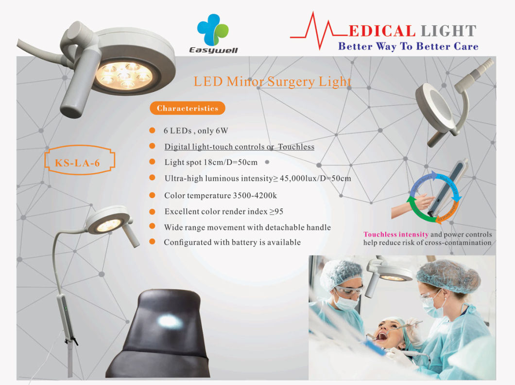 Inner Battery Support AC/DC Ks-La-6b From Easywell LED Examination Lamp