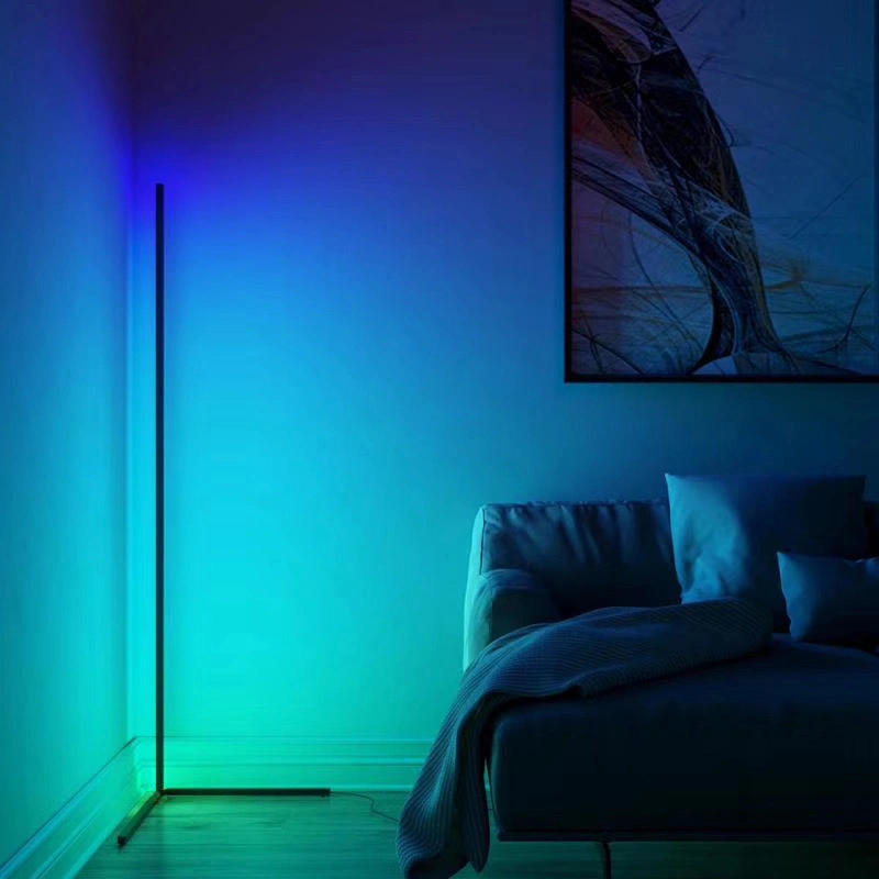 LED Indoor Modern RGB Wall Corner Floor Lamp