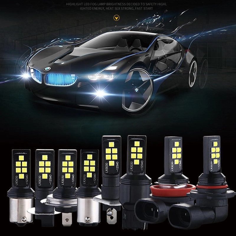 High Power 100W Fog Light Car Auto Front Fog Driving Light Bulb 6000K Bulb Lamp Light