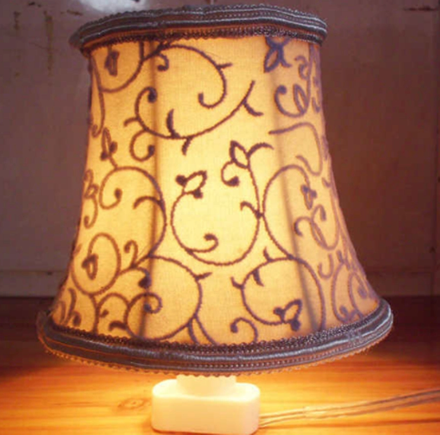 Candle Wall Lamp Lamp Shade Cloth Art Cover Pull Silk Pull Line Cover Flannelette Cover