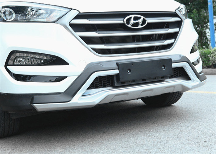 Front Guard and Rear Bumper Diffuser for Hyundai Tucson 2015 2016
