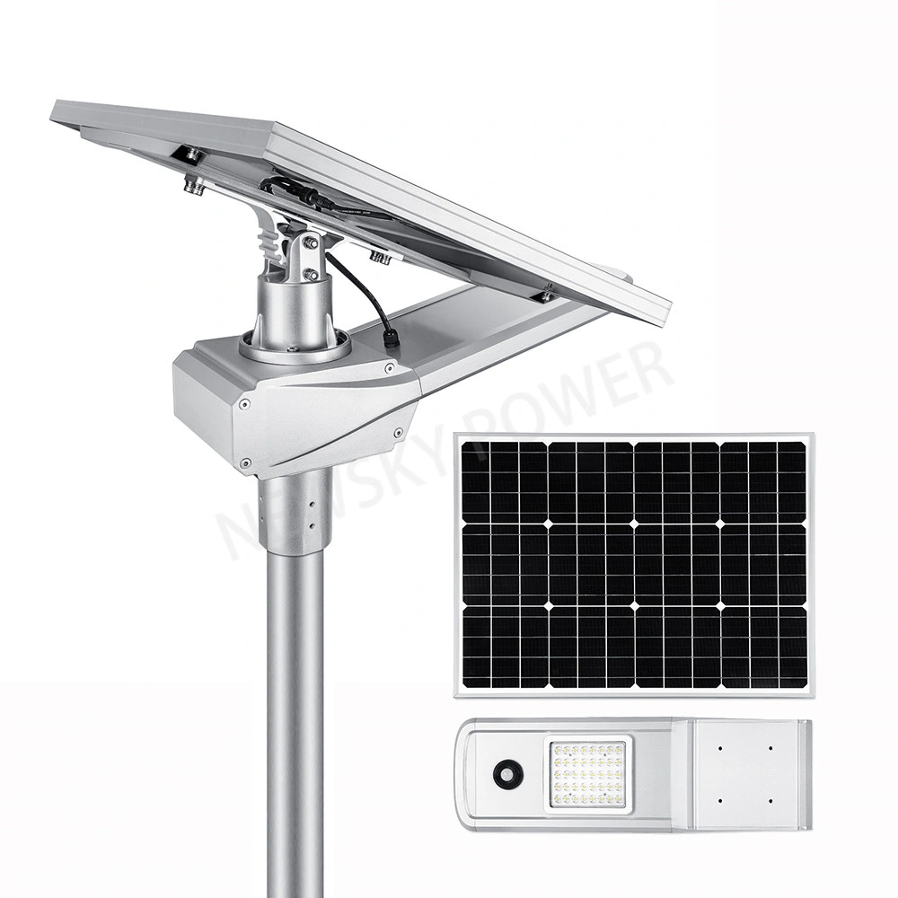 Outside Semi Integrated MPPT LED Solar Powered Road Lamp