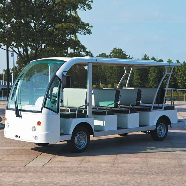 14 Seats Electric Bus, Shuttle Bus, Electri Car, Sightseeing Bus, Battery Powered Tourist Bus (DN-14)